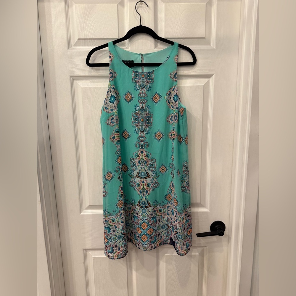 By & By Turquoise Dress